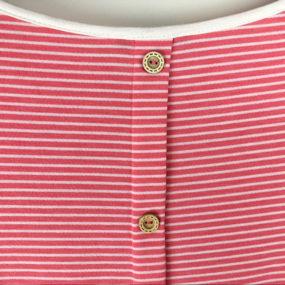 Pink Clover Stitch Fix Striped Top Buttons Down Back S - Picture 6 of 8
